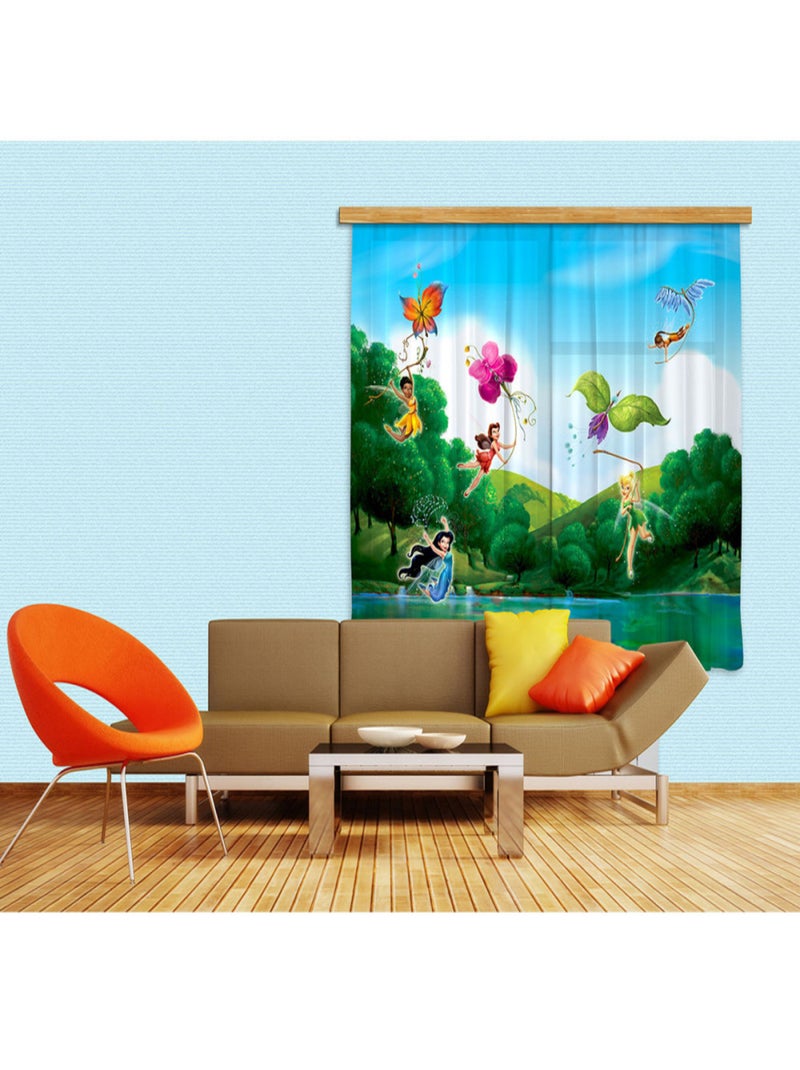 Voilage Fée Clochette Arc-en-ciel Disney Fairies Multicolore - Kiabi