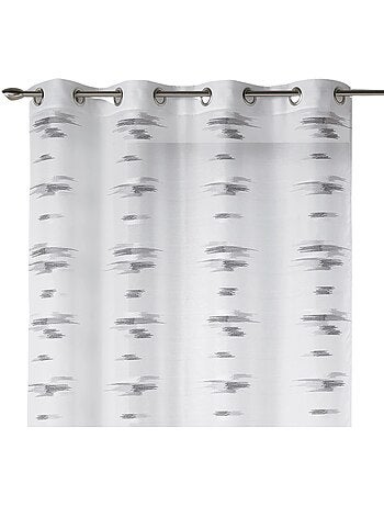 Voilage fluide à motifs abstraits