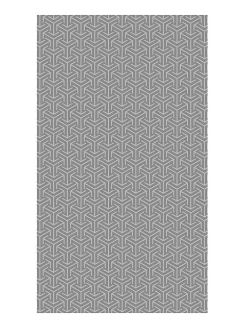 Voilage forme géométrique - 1 pièce - L 140 cm x H 245 cm - Kiabi