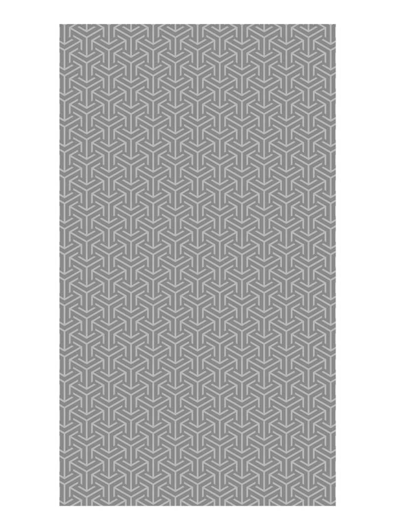 Voilage forme géométrique - 1 pièce - L 140 cm x H 245 cm Multicolore - Kiabi