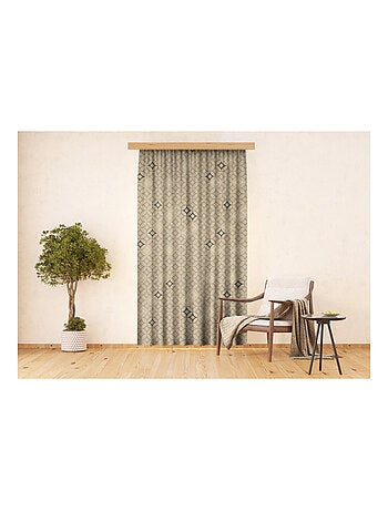 Voilage forme losange - 1 pièce - L 140 cm x H 245 cm