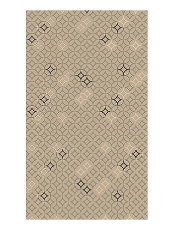 Voilage forme losange - 1 pièce - L 140 cm x H 245 cm