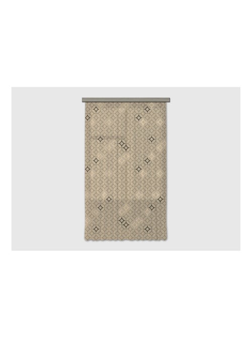 Voilage forme losange - 1 pièce - L 140 cm x H 245 cm - Kiabi