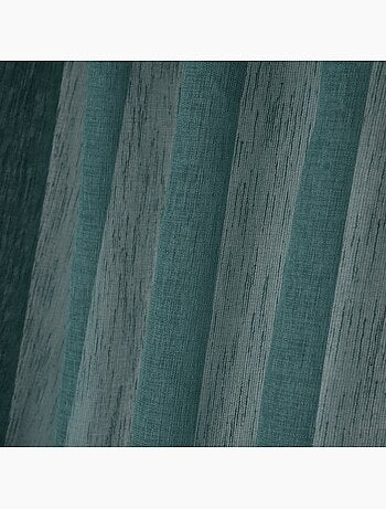 Voilage galon fronceur 140 x 260 cm Derbie uni gris souris