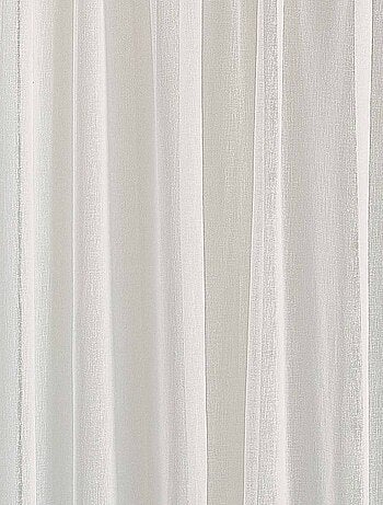 Voilage galon fronceur tombé fluide