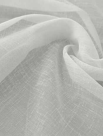 Voilage galon fronceur tombé fluide