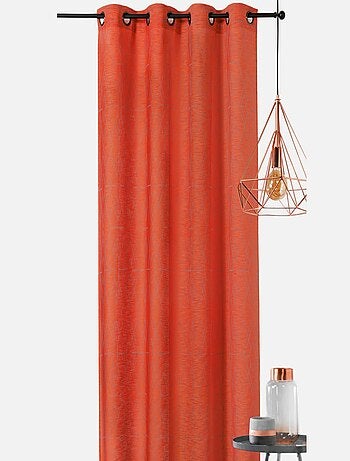 Voilage géométrique tissé en France