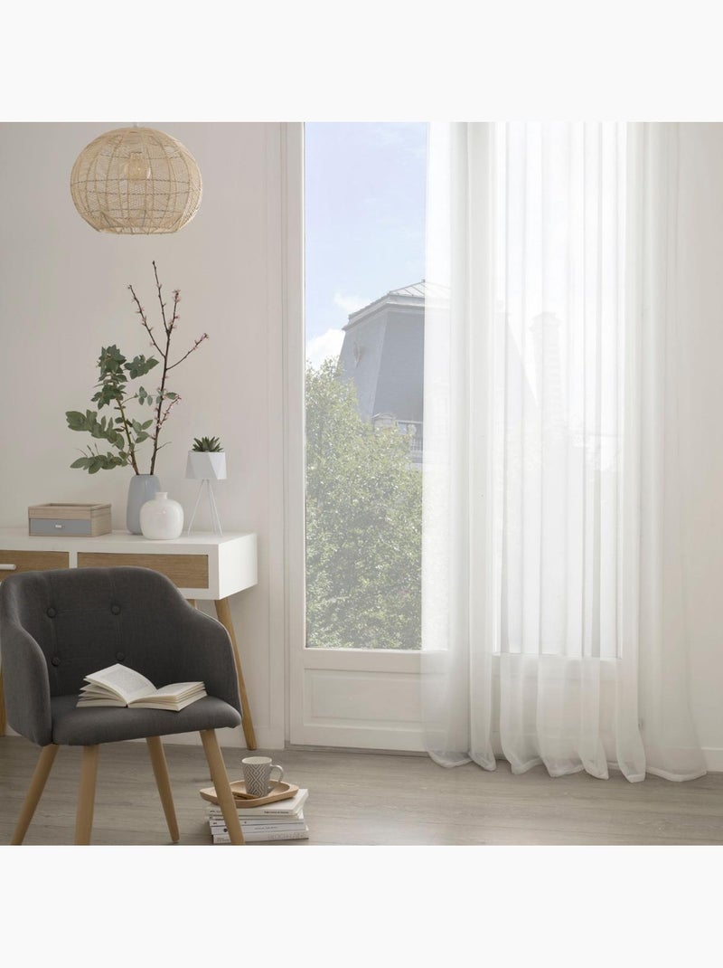 Voilage GEORGETTE Blanc - Kiabi