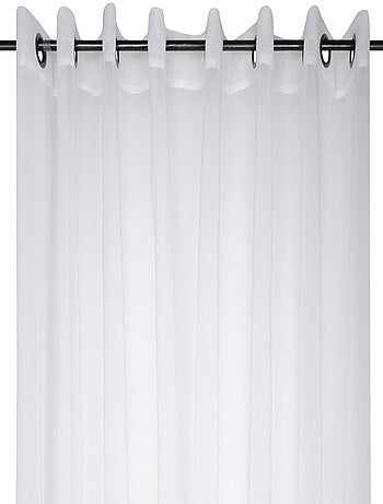 Voilage grande largeur - Effet lin