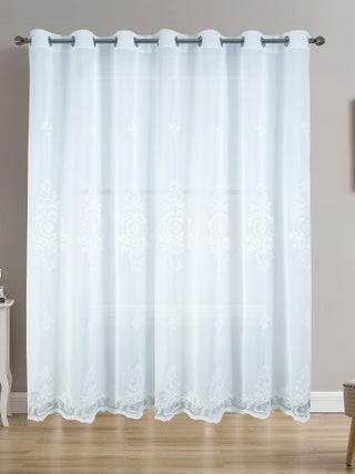Voilage grande largeur esprit baroque