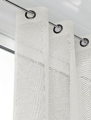 Voilage grande largeur semi-transparent