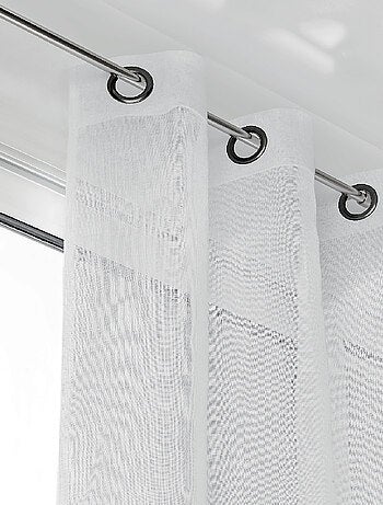 Voilage grande largeur semi-transparent