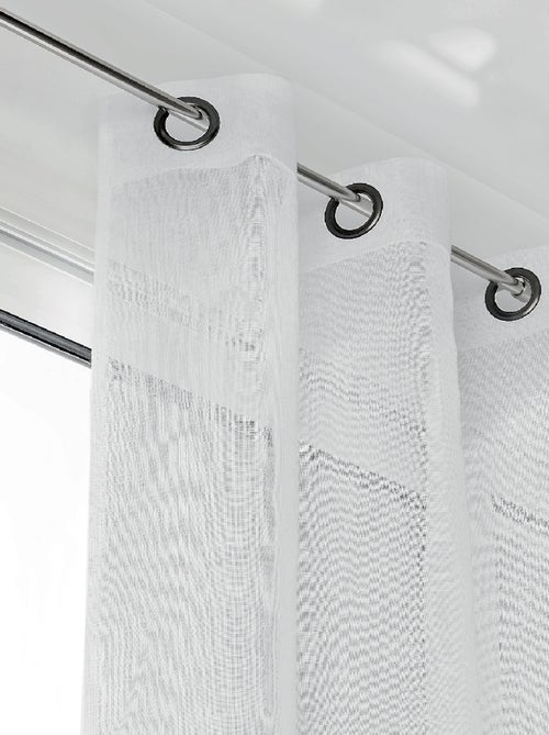 Voilage grande largeur semi-transparent - Kiabi