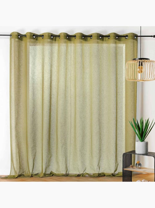 Voilage grande largeur semi-transparent - Kiabi Voilage grande largeur semi-transparent - Kiabi