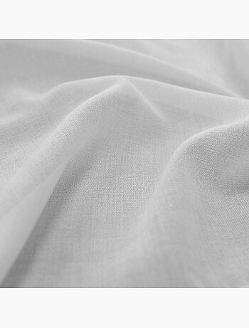 Voilage ignifugé M1 galon fronceur - Effet lin