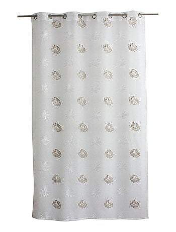 Voilage imprimé à étamine