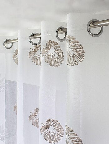 Voilage imprimé à étamine