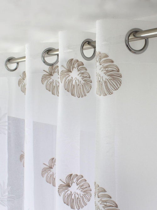 Voilage imprimé à étamine - Kiabi