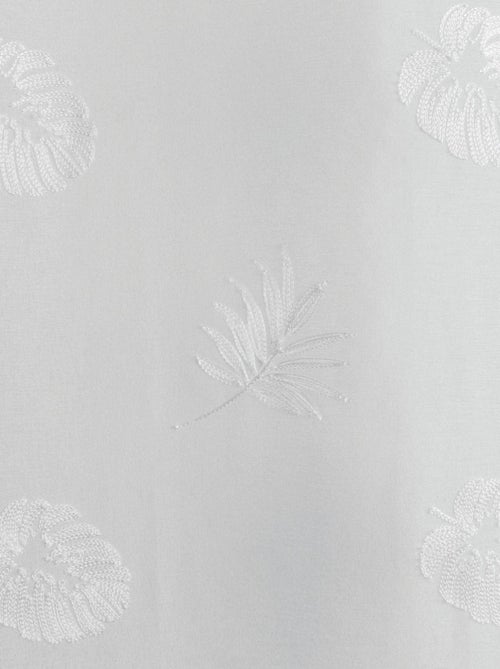 Voilage imprimé à étamine - Kiabi