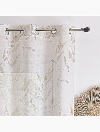 Voilage imprimé "Bambou