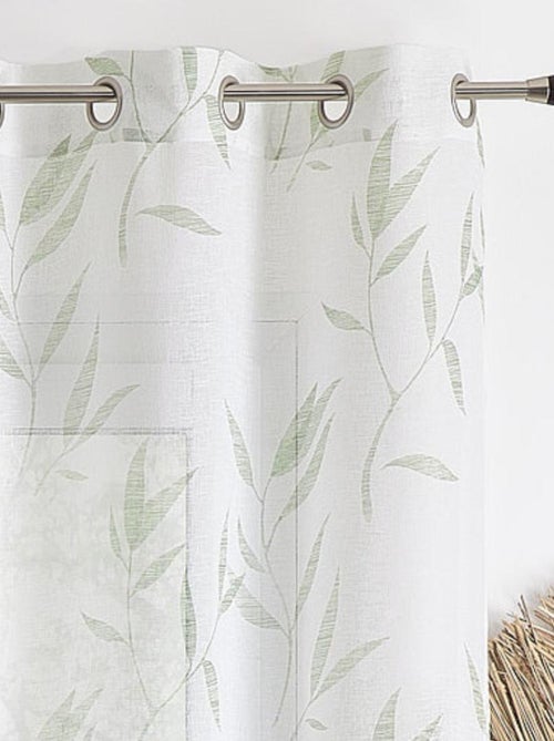 Voilage imprimé "Bambou" - Kiabi