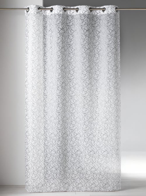 Voilage imprimé brillant - Kiabi