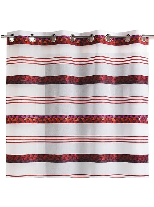 Voilage Jacquard en étamine géométrique - Kiabi Voilage Jacquard en étamine géométrique - Kiabi