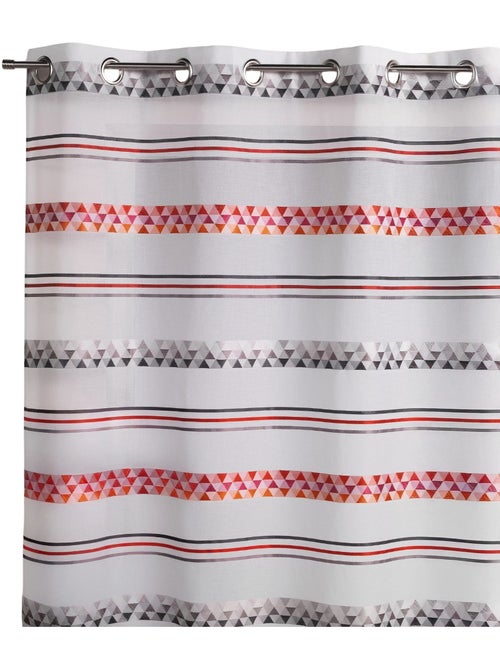Voilage Jacquard en étamine géométrique - Kiabi Voilage Jacquard en étamine géométrique - Kiabi