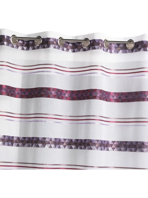 Voilage Jacquard en étamine géométrique - Kiabi Voilage Jacquard en étamine géométrique - Kiabi