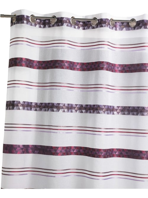 Voilage Jacquard en étamine géométrique - Kiabi Voilage Jacquard en étamine géométrique - Kiabi