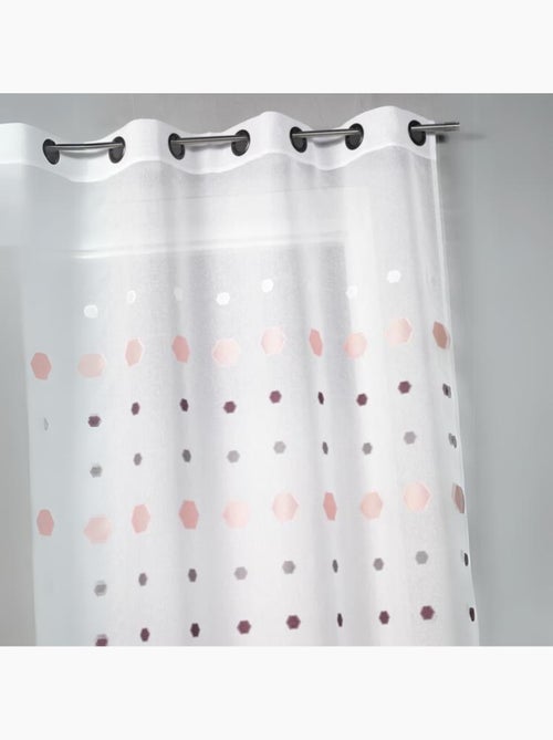 Voilage jacquard imprimés hexagonaux - Kiabi Voilage jacquard imprimés hexagonaux - Kiabi