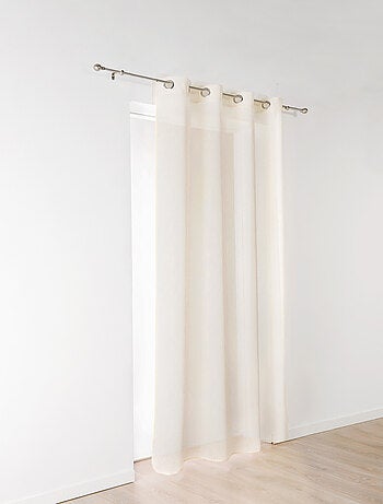 Voilage léger à l'aspect lin