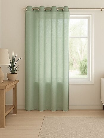 Voilage léger à l'aspect lin