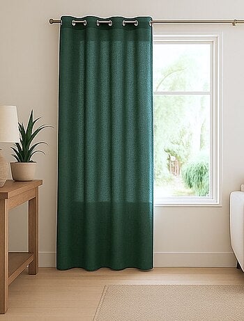 Voilage léger à l'aspect lin