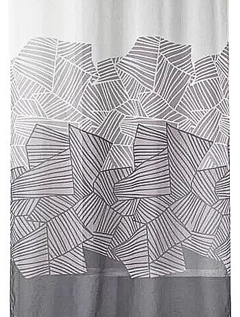 Voilage léger à motifs graphiques