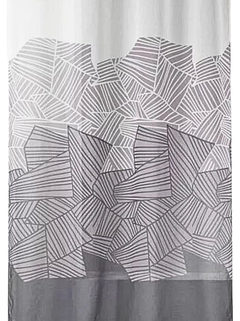 Voilage léger à motifs graphiques Ivoire - Kiabi