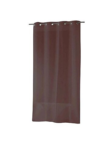 Voilage léger et fluide bas plombé.