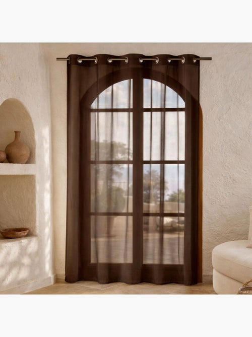 Voilage léger et fluide bas plombé. - Kiabi