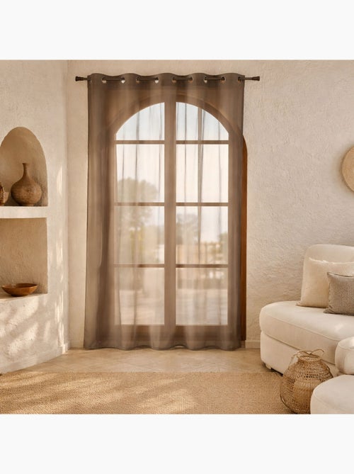 Voilage léger et fluide bas plombé. - Kiabi