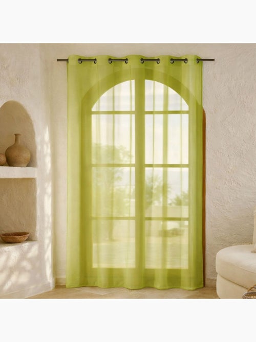 Voilage léger et fluide bas plombé. - Kiabi