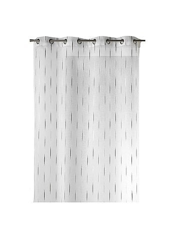 Voilage léger traits brodés