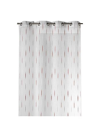 Voilage léger traits brodés