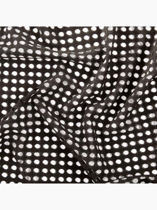 Voilage maille ajourée à oeillets - Kiabi