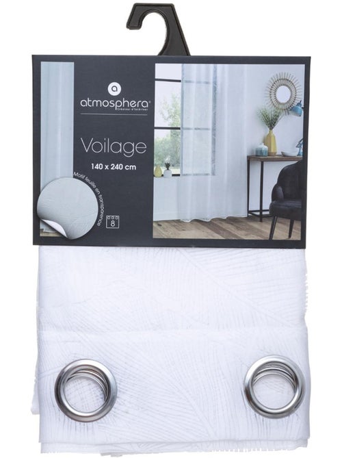 Voilage motif feuilles DEVO - Kiabi Voilage motif feuilles DEVO - Kiabi