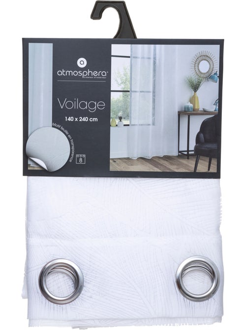 Voilage motif feuilles DEVO - Kiabi Voilage motif feuilles DEVO - Kiabi