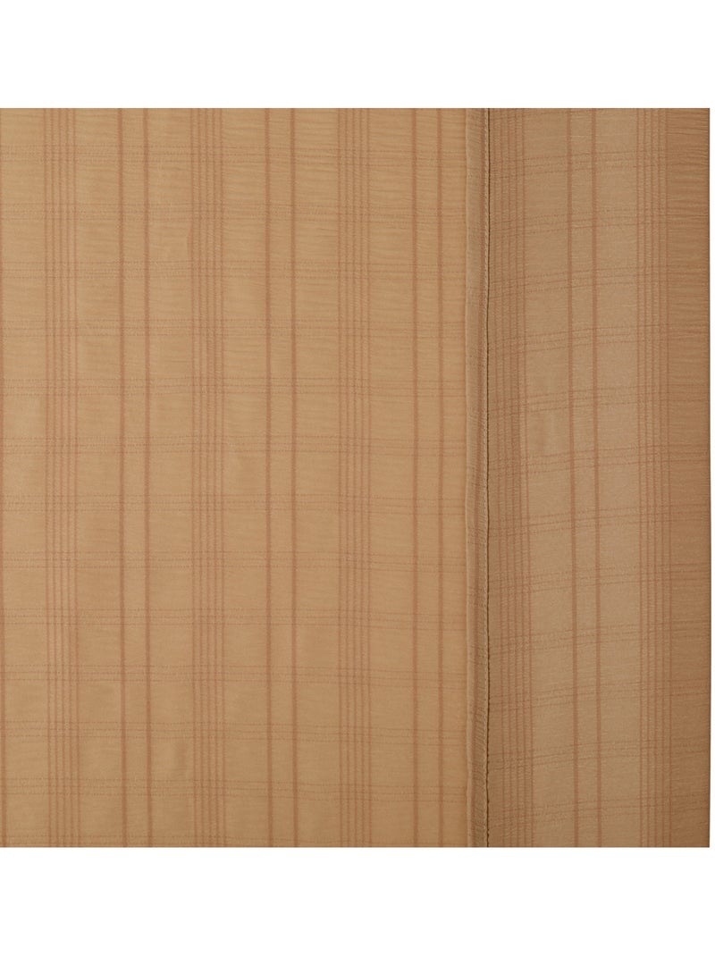 Voilage motif rayures plissées NOA Beige - Kiabi