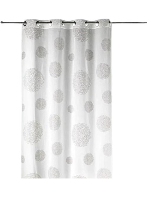 Voilage motif rond impression magnétique - Kiabi