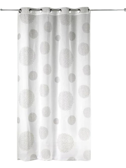 Voilage motif rond impression magnétique - Kiabi