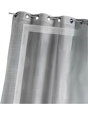 Voilage motif rond impression magnétique