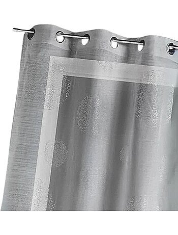 Voilage motif rond impression magnétique